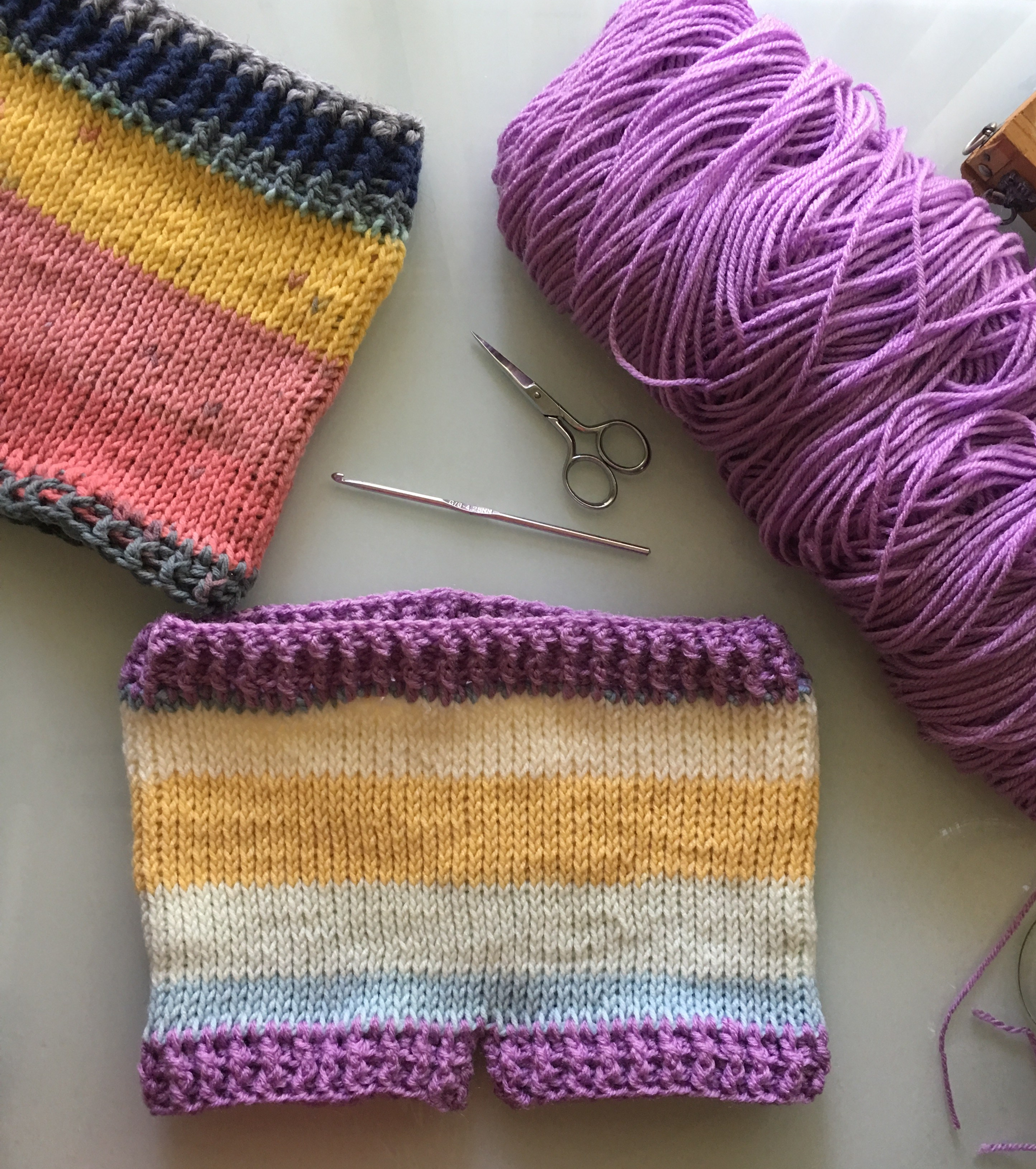 Summer Shorts, Tunisian Crochet