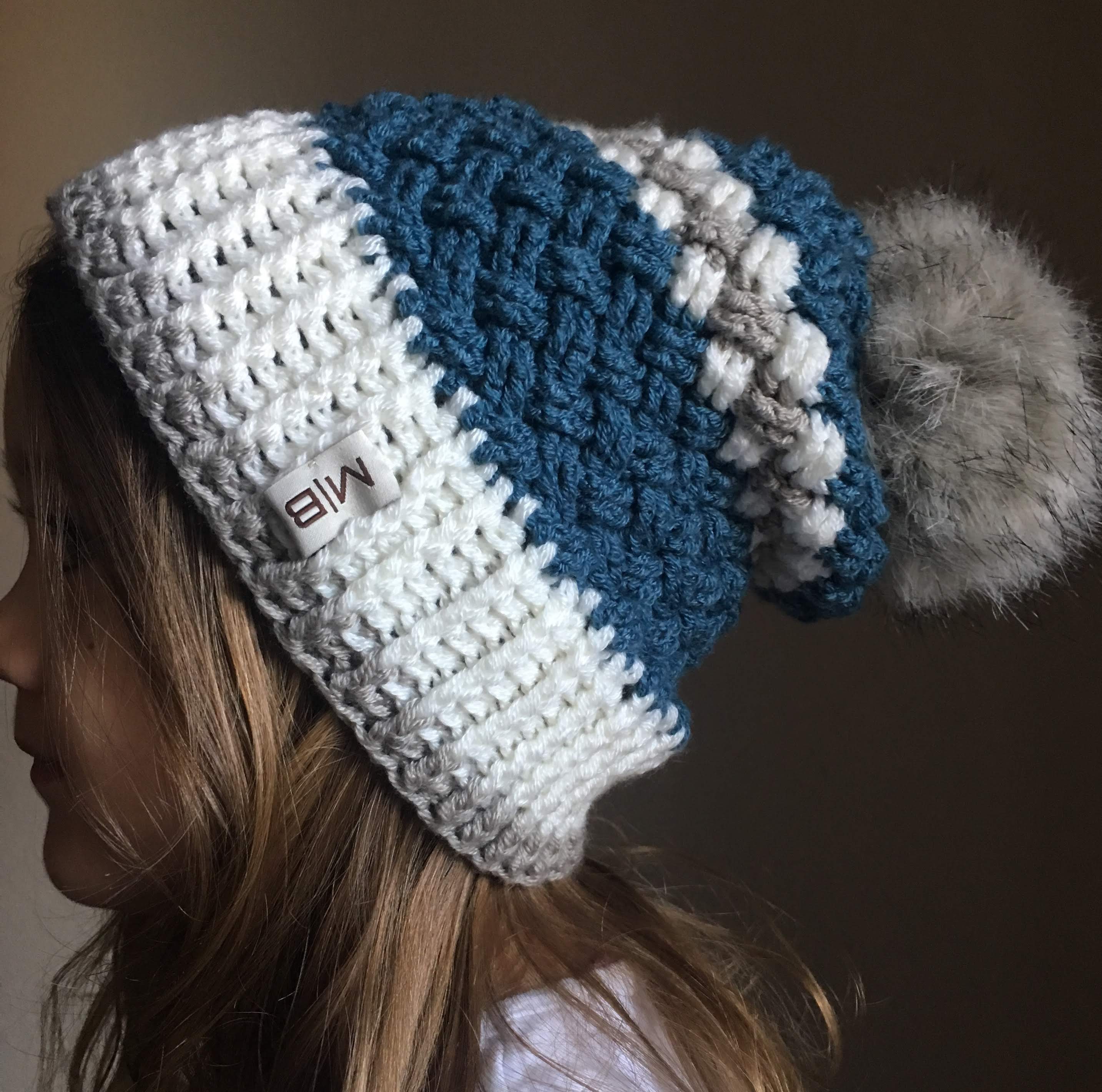 Celtic Weave Crochet Hat