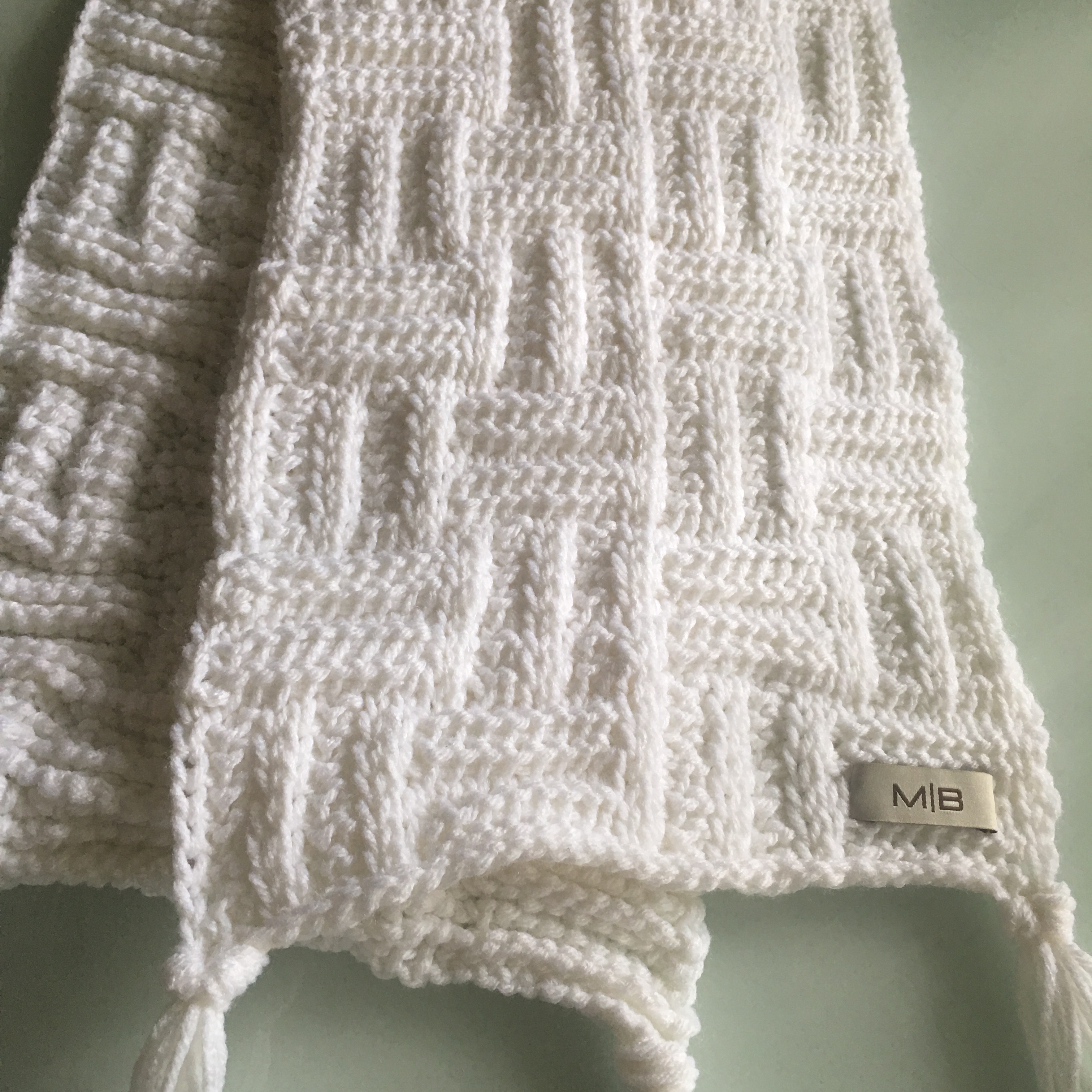 Woven Tunisian Scarf