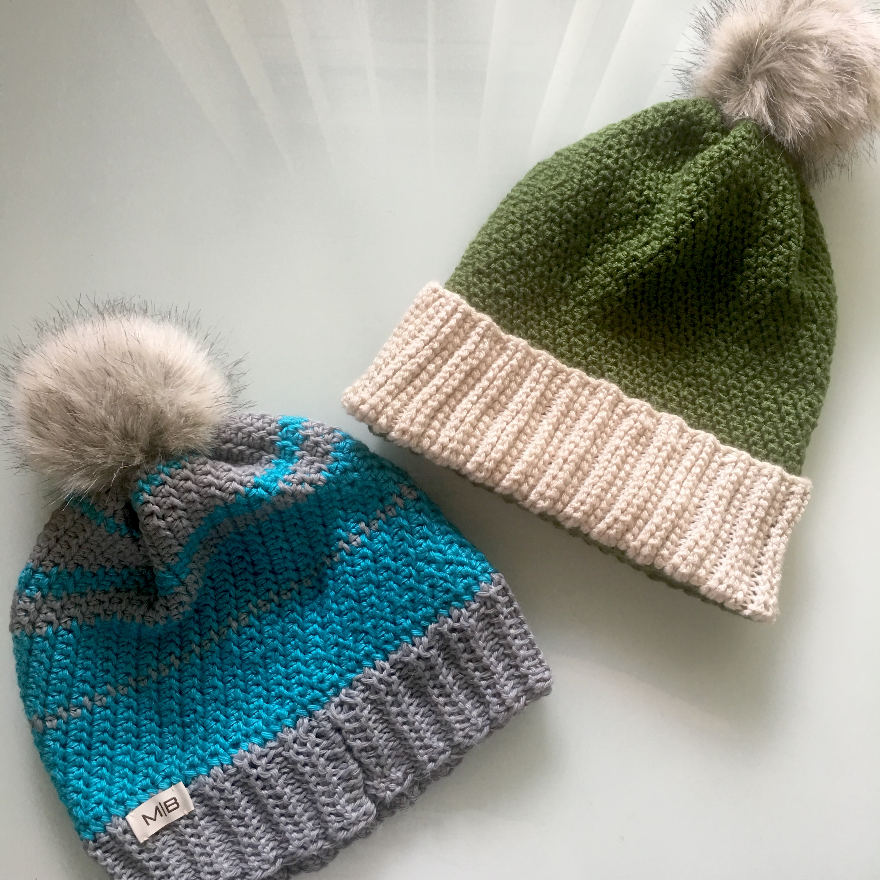 Twisted Moss Stitch Hat