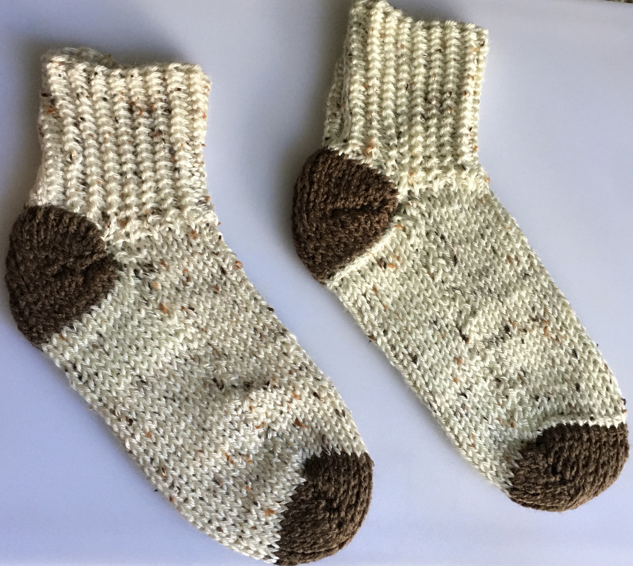 Thick and Comfy Socks, Tunisian Crochet