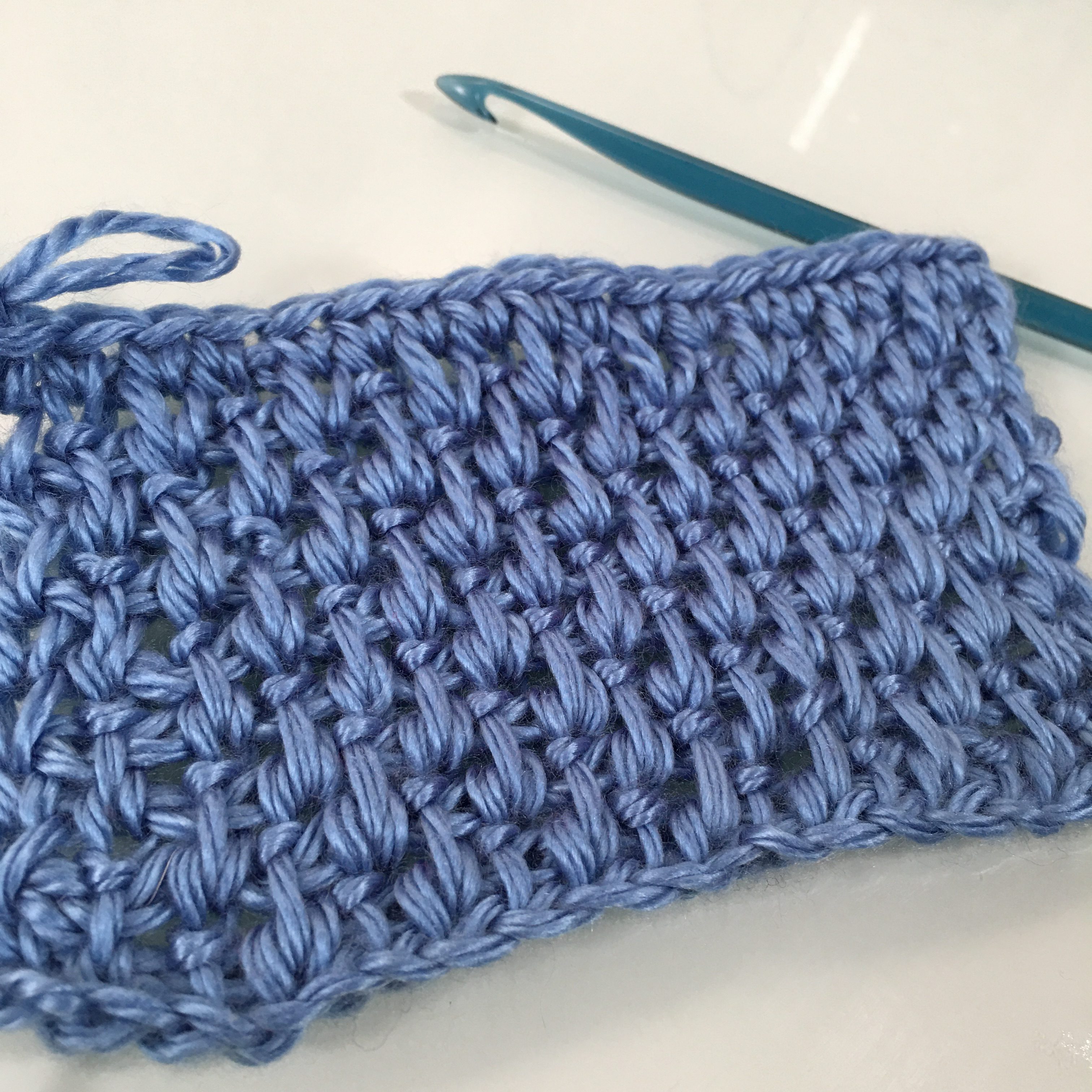Saguaro Stitch, Tunisian Crochet