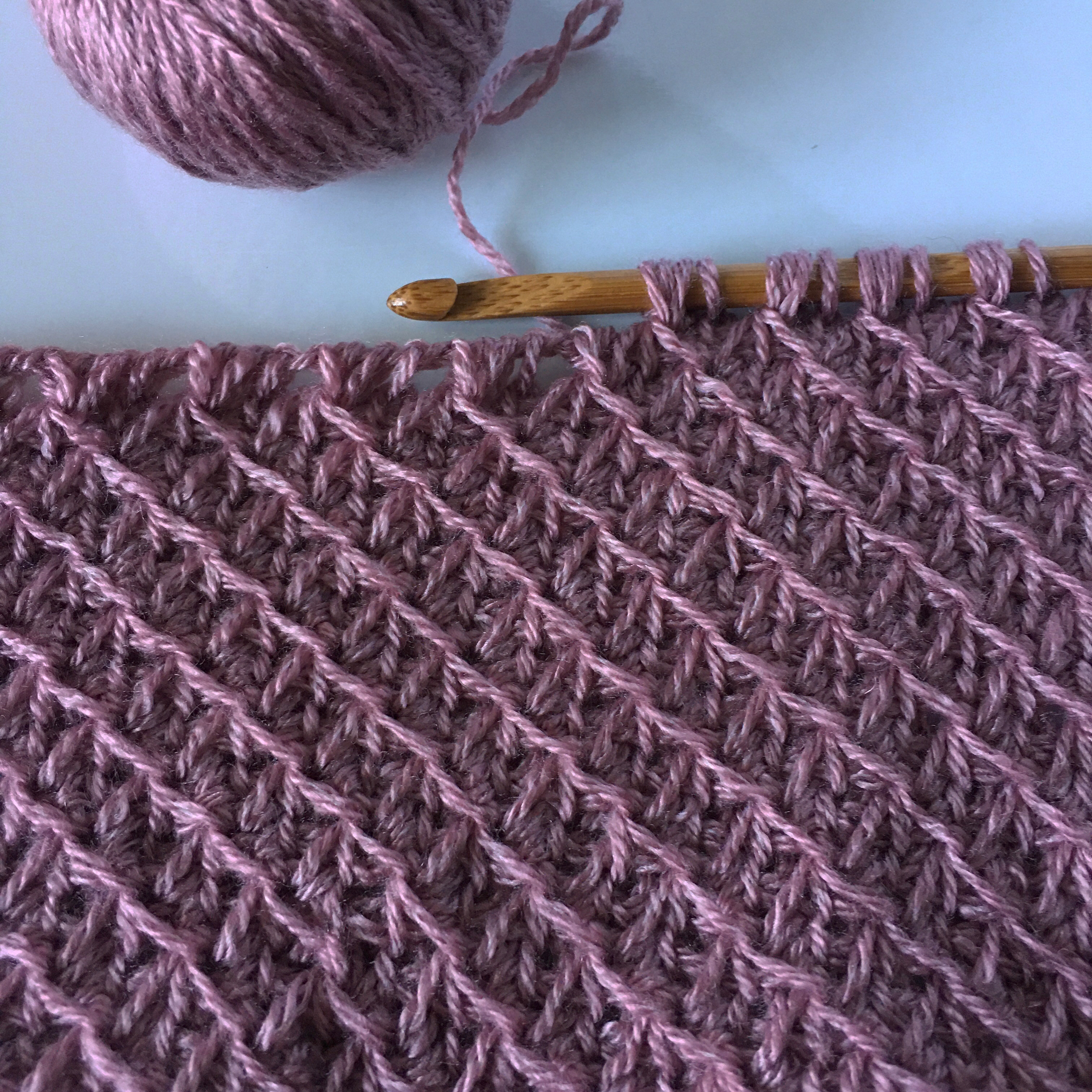 Tunisian Lattice Stitch