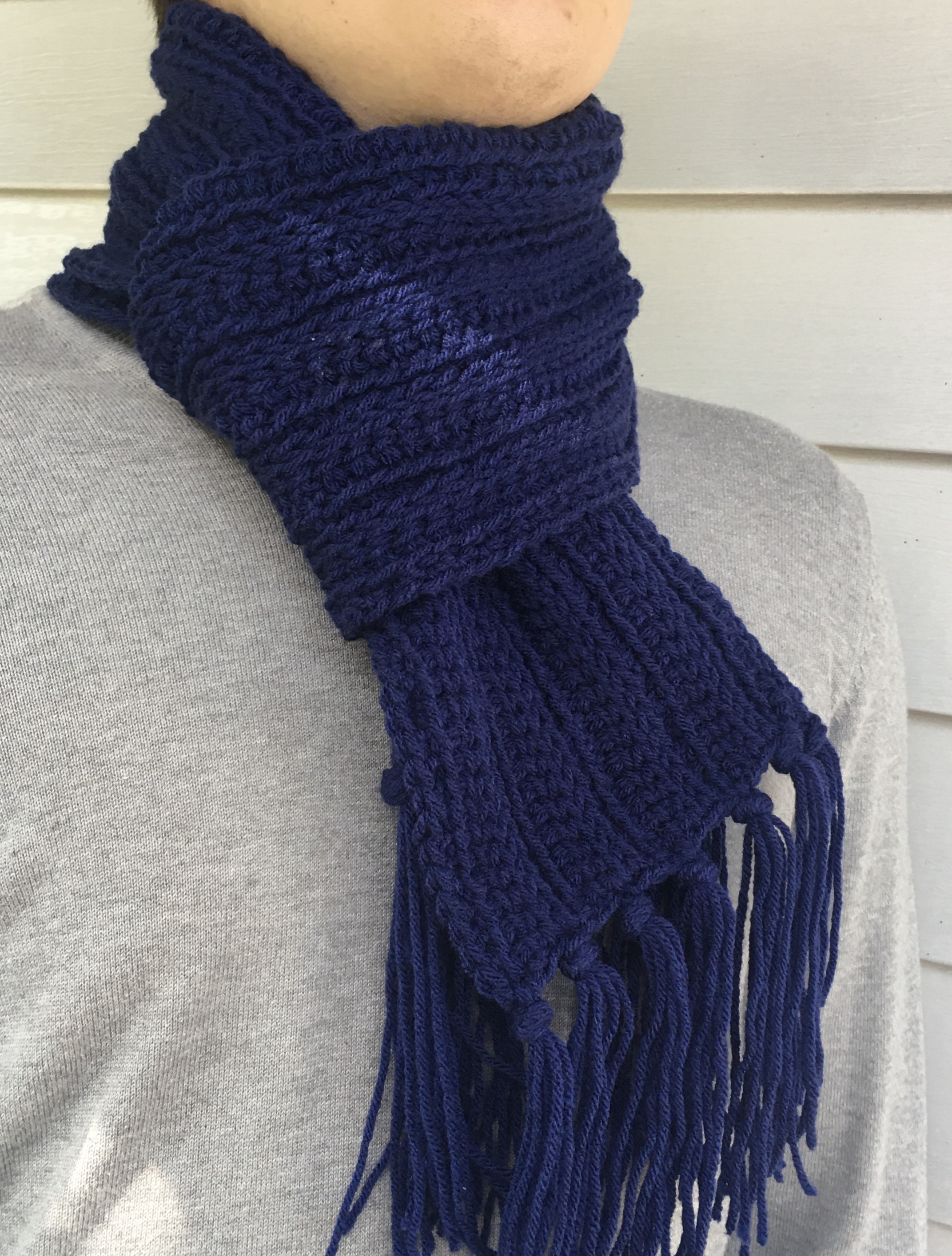 The Simple Scarf, Tunisian Crochet