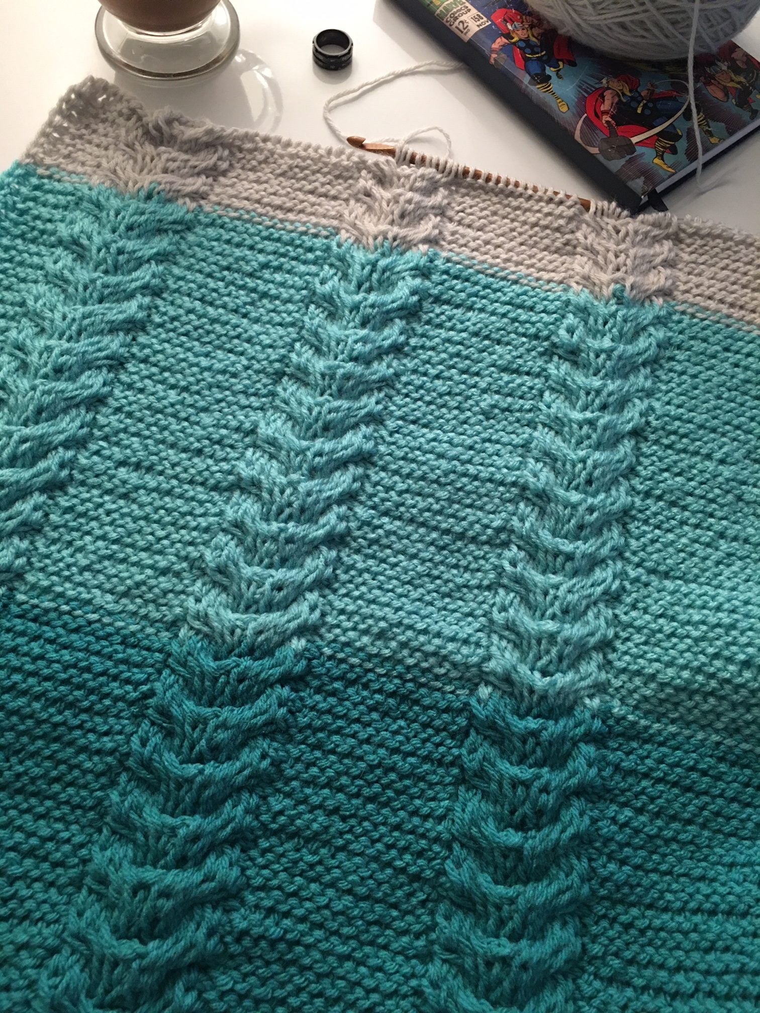 Ofilia’s Blanket, Tunisian Crochet